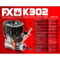 FX K302.1 - 3 PORTS, DLC, CERAMIC BEARING, BALANCED