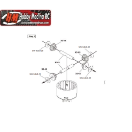 CRUCETAS DIFERENCIAL HONG...