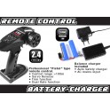 Coche Ishima - Car Kit - Mohawk 4WD - 1/12 Monster Truck - Incl Battery and charger - RTR