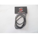 Cable silicona negro 14w  200º  1M.